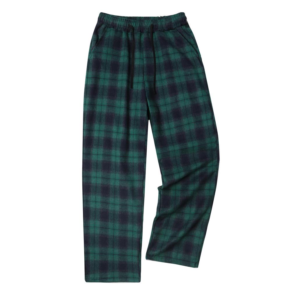 Men's Plaid Stripe Casual Pants Men's Casual Fashion Pajama Pants