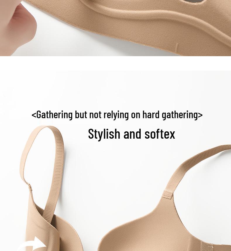 Seamless Lift Goddess Bra: Women's Small Bust, Summer Thin Style, Side Bust Control, Anti-Sagging, Sexy Half Cup.