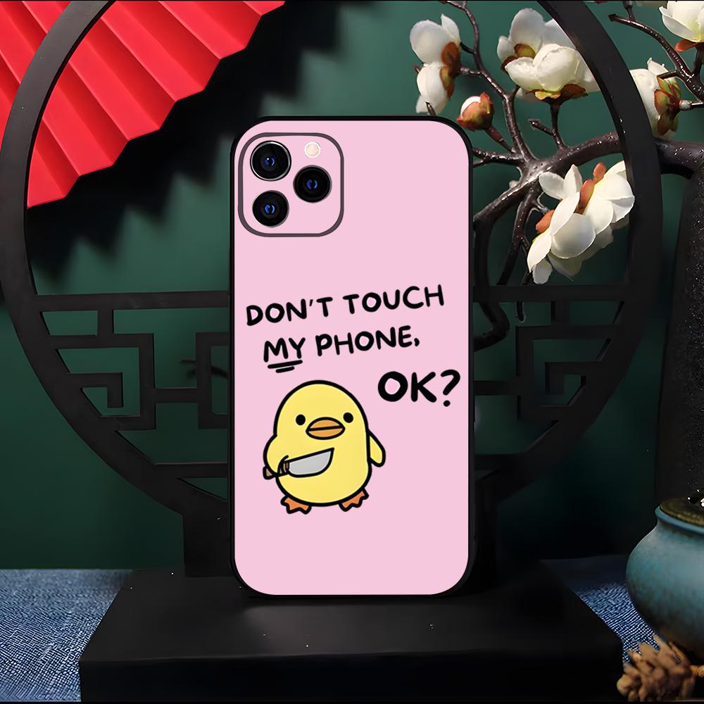 New Fun Duck Goose Phone Case For IPhone 17 Pro Max 16 15 14 Pro Max 13 11 Air Plus Silicone Cover