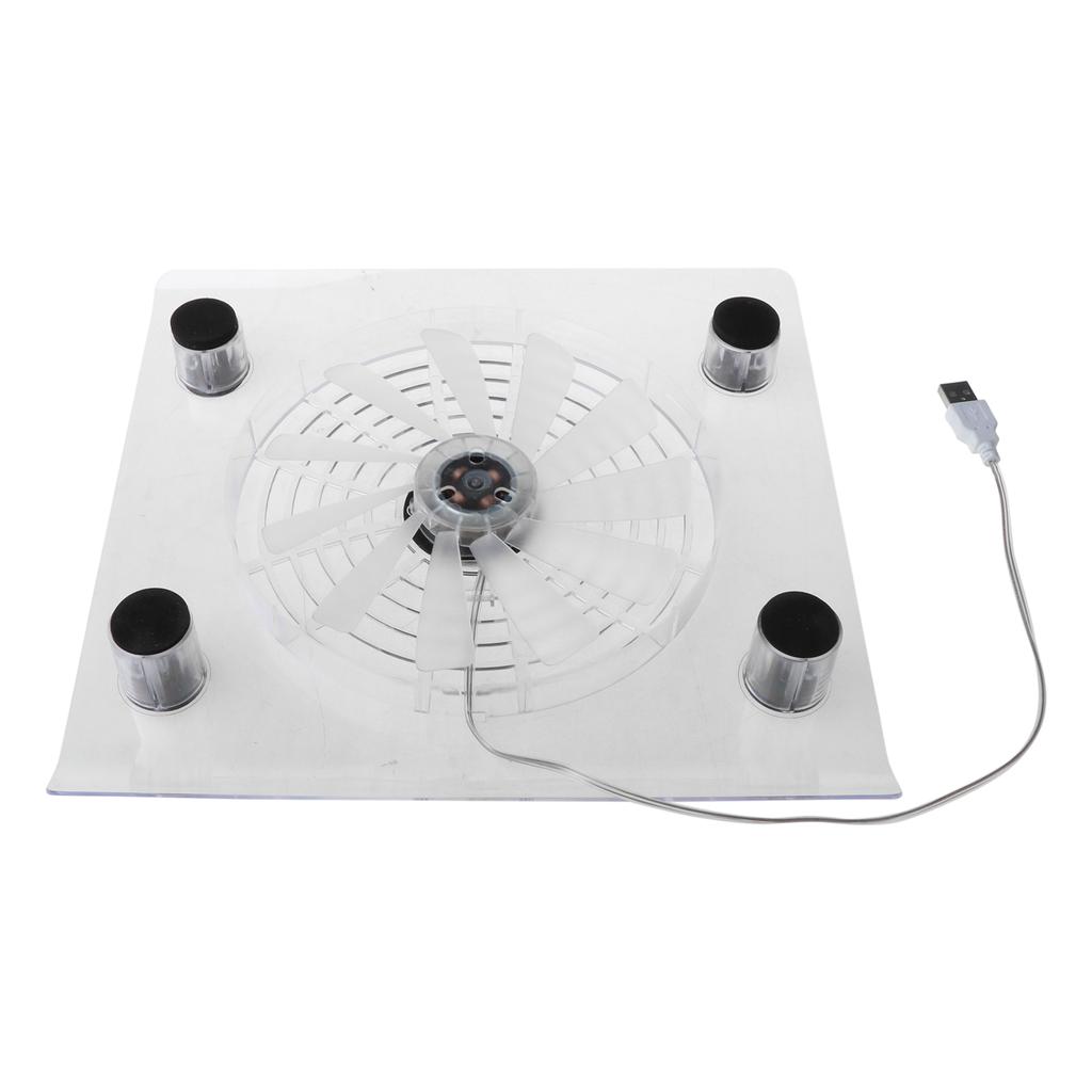 Laptop Cooler USB Cooling Big Fan LED Light Cooler Base Pad Stand for 15" PC Notebook