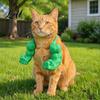 Braços Musculosos Adereço para Gatos Braços Musculosos de Gato Hilário Impressão 3D Acessórios Interativos de Brinquedo para Animais de Estimação Fixação no Ombro Cosplay Felino Divertido Adereços para Fotos