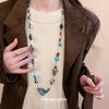 Women's Ethnic Layered Beaded Necklace, Niche Design, High-End Fashion Jewelry