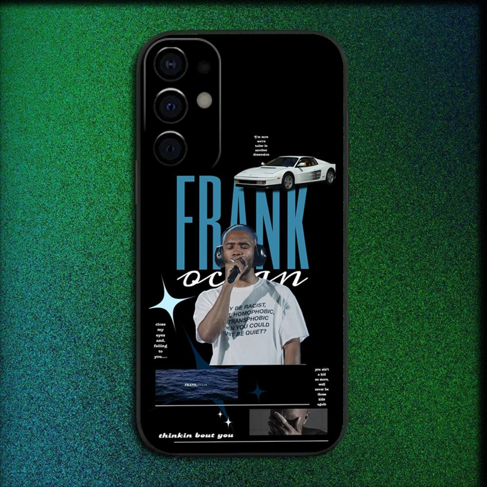 F-Frank Singer Ocean Phone Case For Samsung S25,S24,S21,S22,S23,S30,Ultra,S20,Plus,Fe,Lite,Note,10,9,5G Black Cover