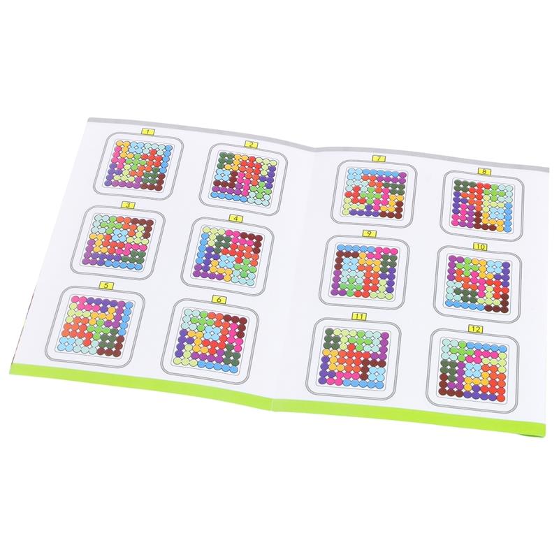 Gra zręcznościowa Logiczna łamigłówka Edukacyjne kulki Puzzle 40 zadań