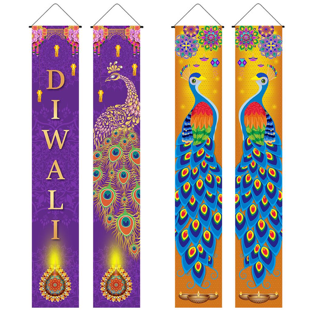 Diwali Party Decoration Couplets Hanging Flags India'S Festival Of Lights Party Decoration Door Curtains