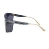 Dior Temple Logo Eyebrow Frame/Browline Frame Sunglasses Unisex Couple Style Blue