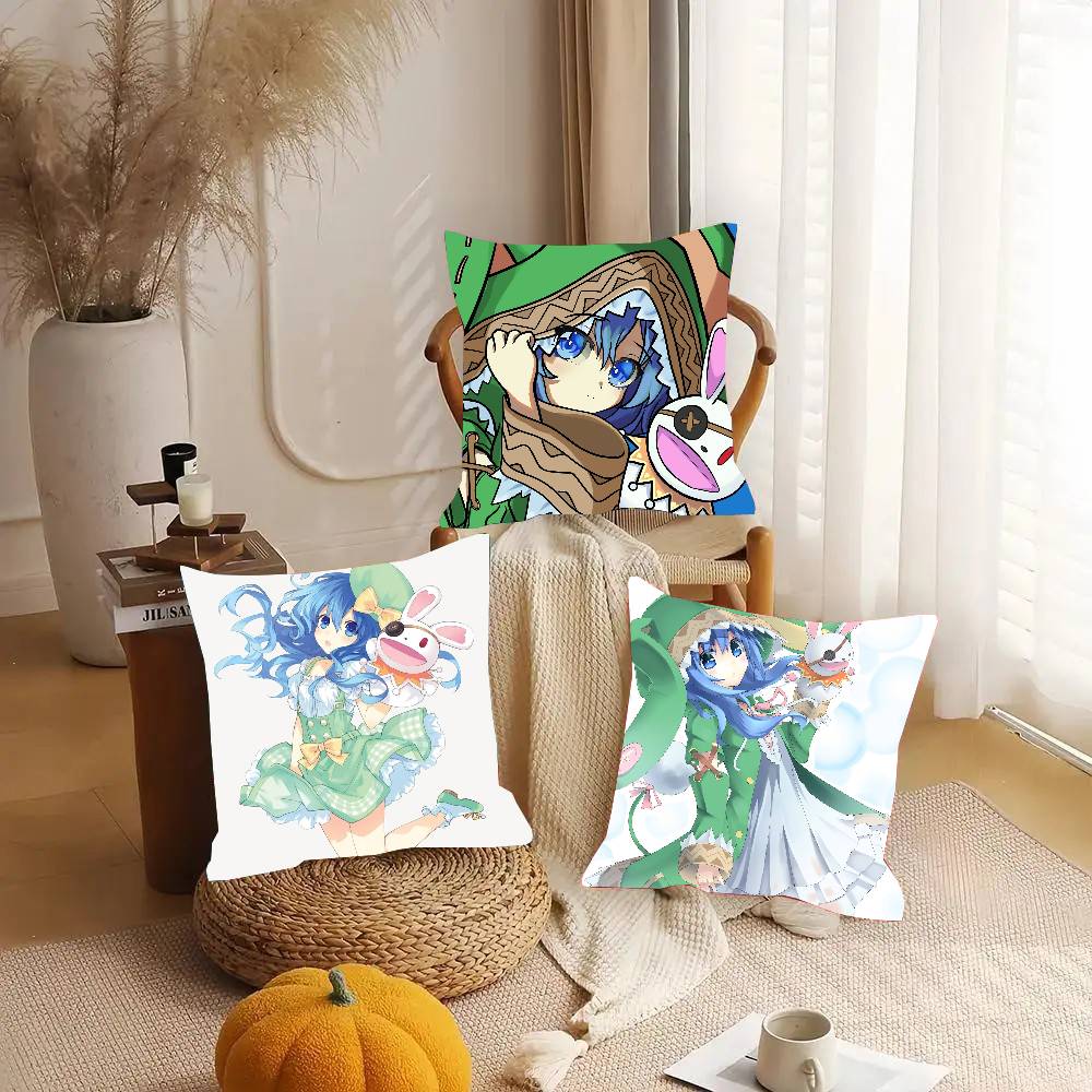 Anime Himekawa Yoshino Pillow Case Fashion Square Pillowcase Bedroom Sofa Room Ins Decoration Leisure