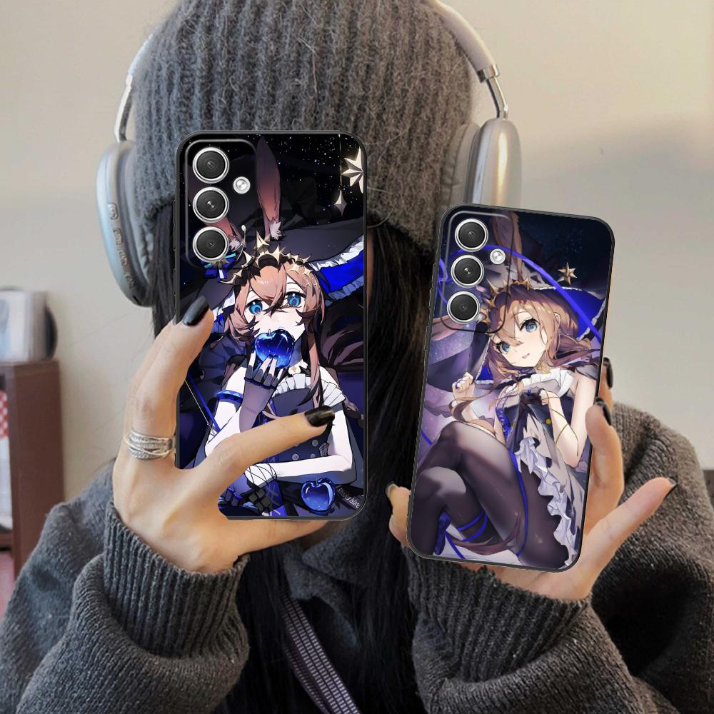 Arknights Amiya Mobile Phone Case for Samsung Galaxy S25 S24 S23 S22 S21 S20 Note20 Plus FE Ultra Colour Protective Luxury Cover