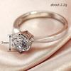 Huitan Classic and Simple Wedding Engagement Rings for Women High Quality CopperColor Cubic Zircon Ring Timeless Style Jewelry