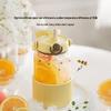 Buydeem 600ml High-Temperature Glass Straw Cup