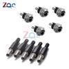 10PCS DC Power Connector Pin 2.1x5.5mm Female Plug Jack + Male Plug Jack Socket Adapter