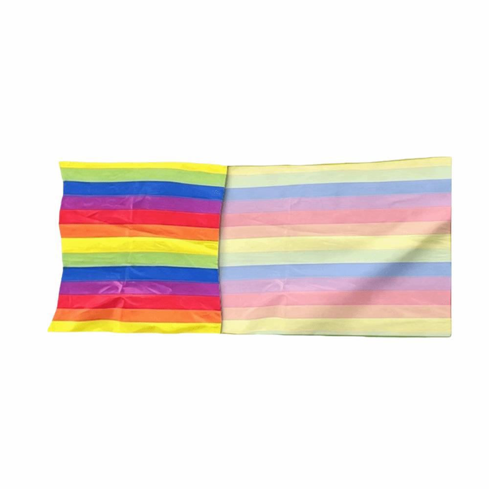 Waterproof Kids Grass Skiing Bag Lightweight Rainbow Grass Dragging Mat Cooperative Game