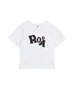 ROIDESROIS Kitsch Dot Crop Short Sleeve T-Shirt (White)