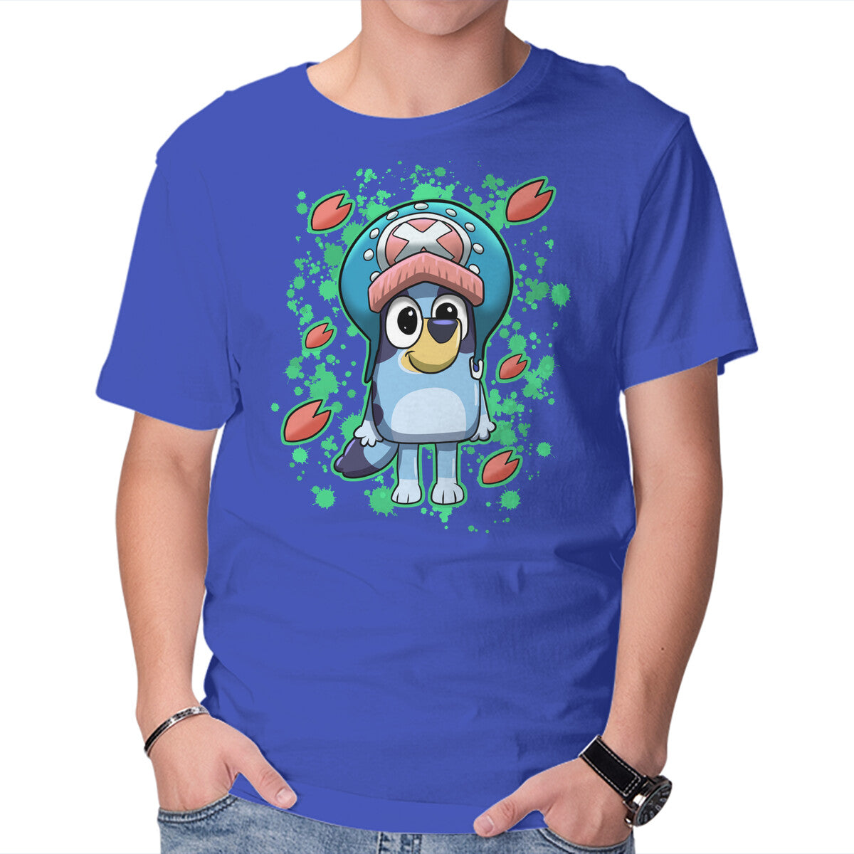Unisex Crew Neck T-Shirt New Nakama Graphic Short Sleeve Casual Tee XS