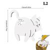 Funny Cat Butt Bread Clip 3D Printed Bag Clip Bag Holder Novelty Kitchen Gadget For Cat Lovers Food Storage Home Decor 1/2/3Pcs