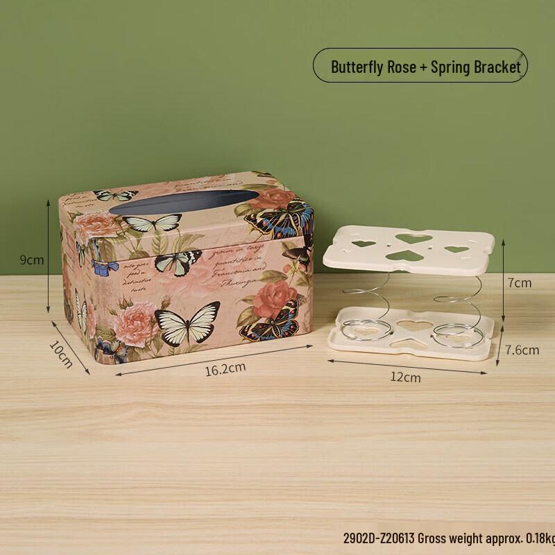 LIEI Creative Light Luxury Desktop Tissue Box
