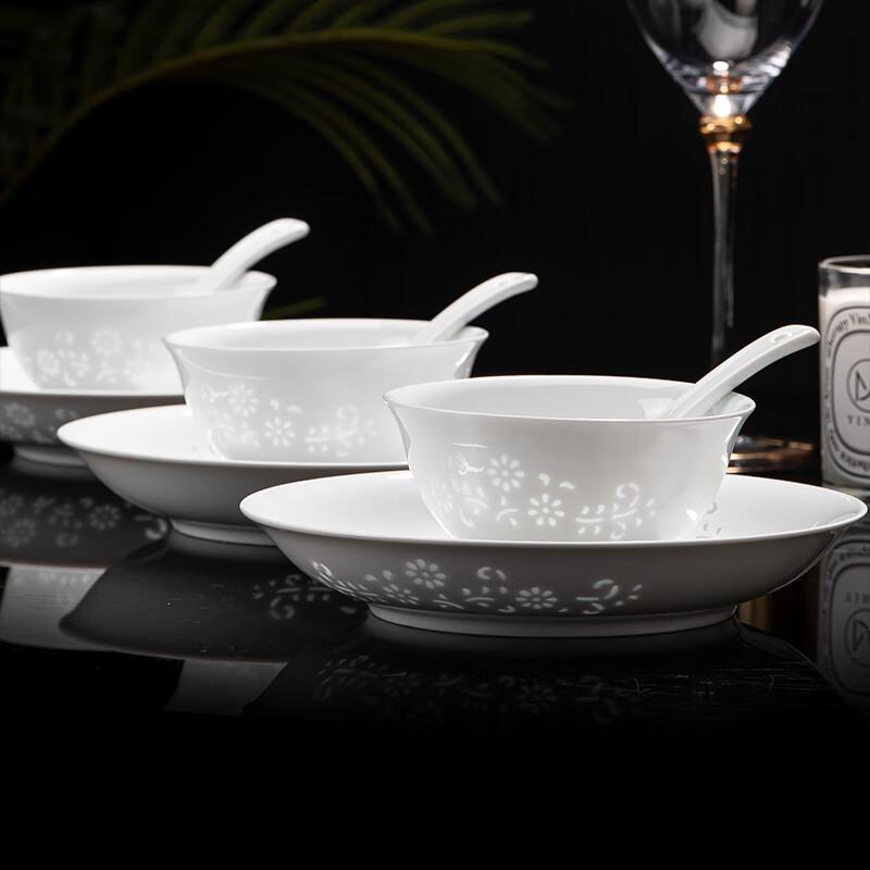 Service de table en céramique sous émail de Jingdezhen