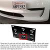 Bumper Tow Hook License Plate Bracket Mount Holder For 2017-up Tesla Model 3