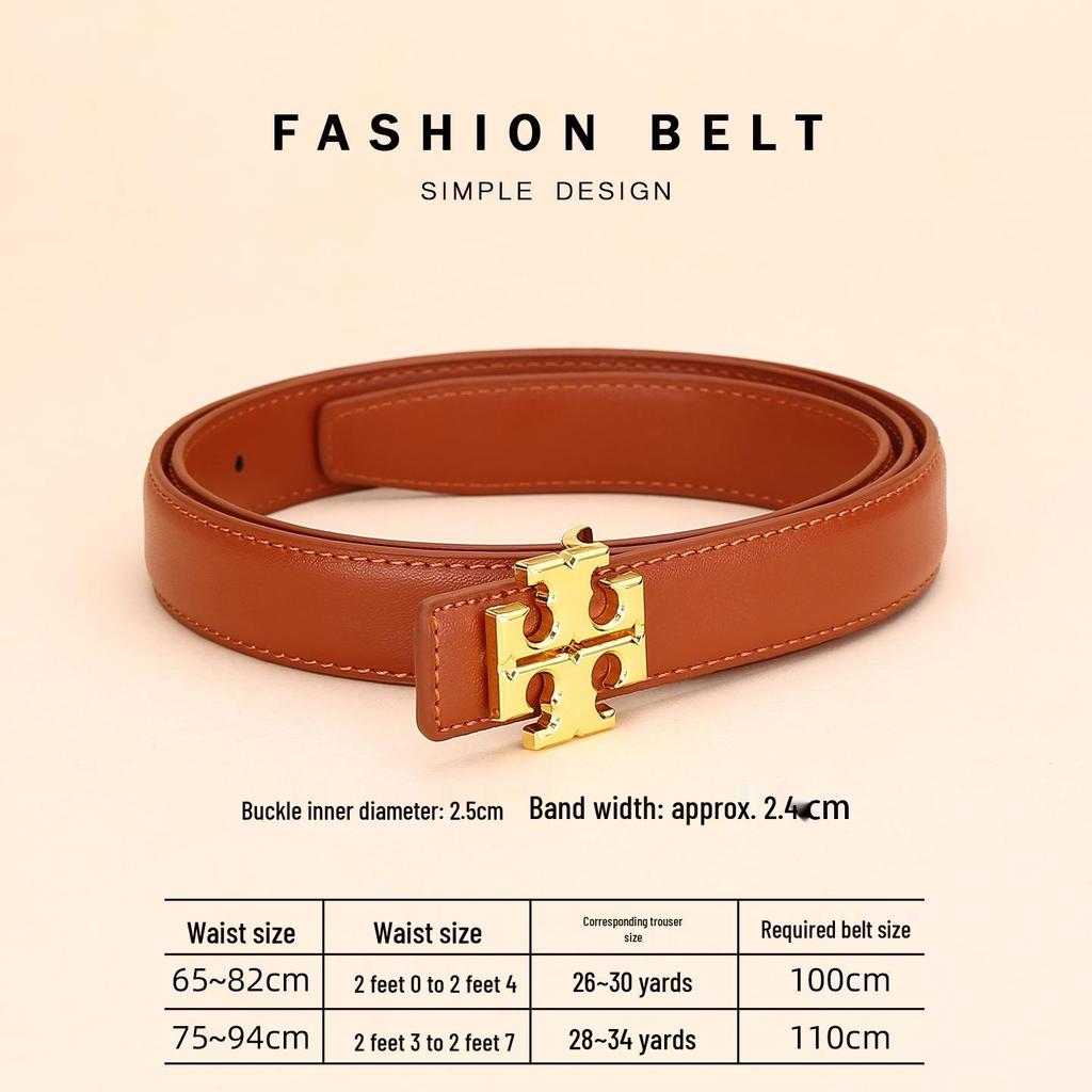 Hochwertiger Damen-Modegürtel aus Rindsleder - Vielseitiges Statement-Taillenaccessoire für Hosen, Japanischer & Koreanischer Stil.