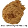Retro Pleated Printed Scarf Luxury Brand Designer Long Shawl Wrap  For Spring Autumn Winter