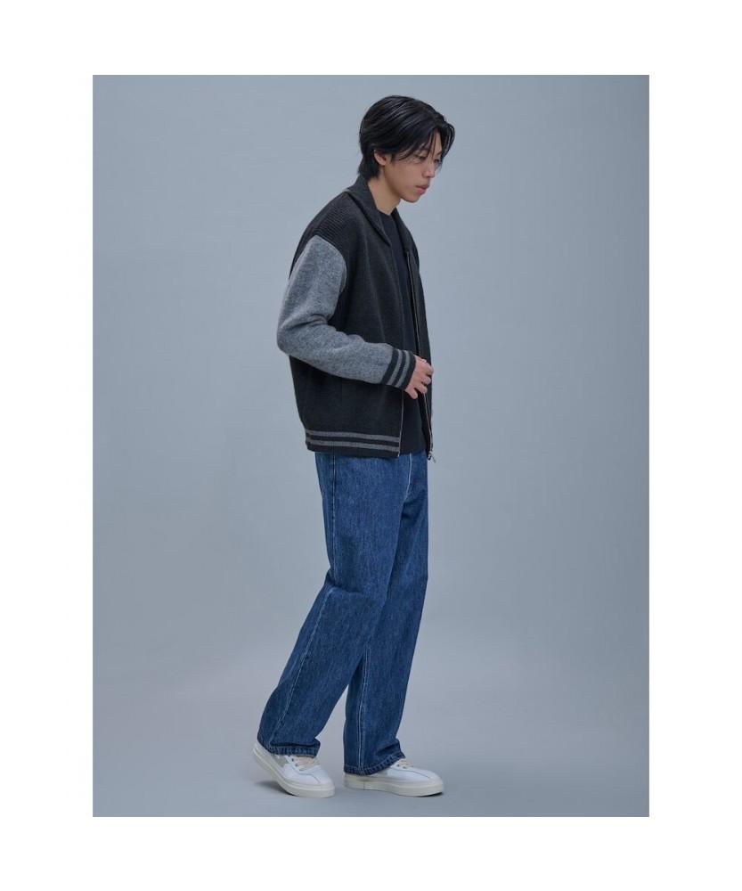 Shift.G Wool Varsity Cardigan Green