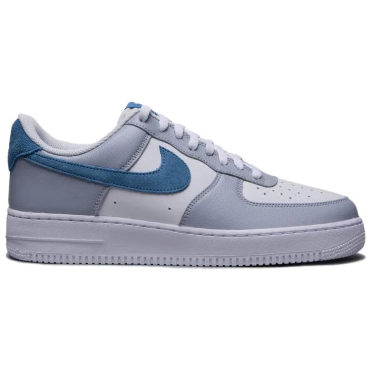 New Nike Air Force 1 Anti Slip Wear Resistant Low Top Skateboard Shoes Unisex Blue White HV1795-141