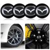 Für Mazda 3 6 CX5 2 CX3 CX9 MX5 RX8 Axela Demio Atenza MS 56MM Auto Radnabenkappe Logo Aufkleber Felgen Emblem Auto Styling