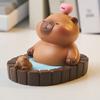 Support Capybara Mobile Phone Stand PVC Doll Capybara Cell Phone Bracket  Small Gifts