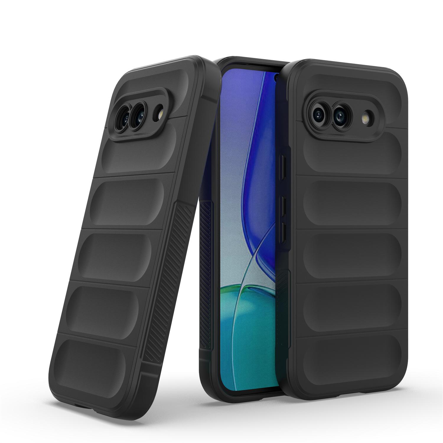 

For Google Pixel 9a Case Anti-Drop Soft TPU Rugged Phone Back Cover Dark Blue