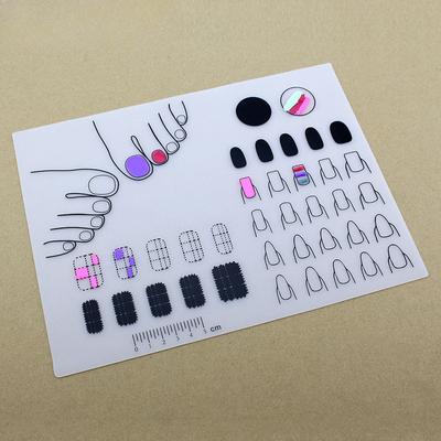 Silicone Nail Pad Nail Paste Printing and Color Filling Special Pad Tool Nail Pad Color Pad Beauty Hand Drop Glue