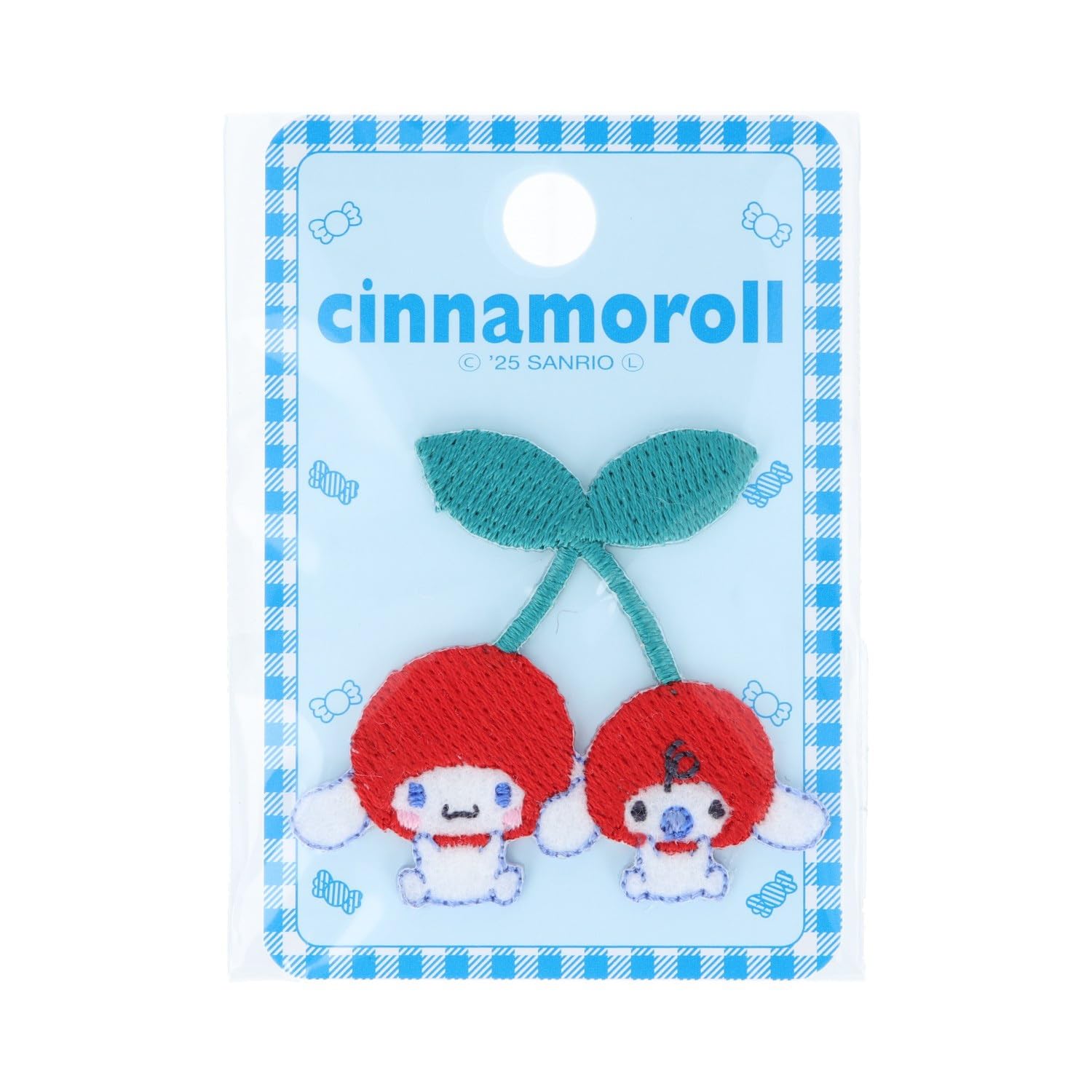 KIYOHARA Sanrio Characters Applique Patch Cinnamoroll W52mm x H41mm Iron-On - - - RIO-3215