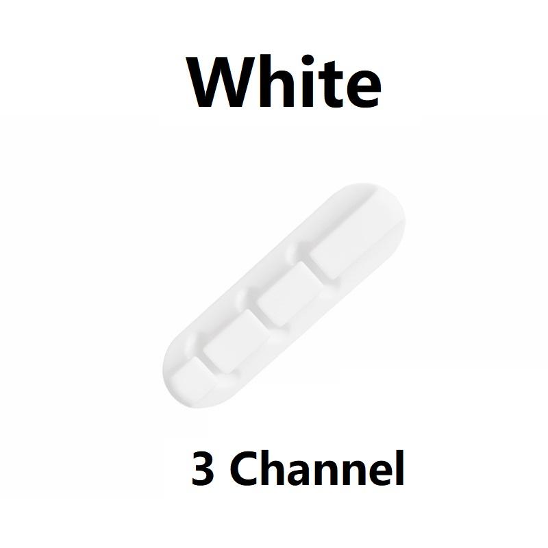 1PCS Cable Cord Wire Organizer Silicone USB Cable Winder Management Self Adhesive Clips For iPhone Huawei Mouse Keyboard Headset