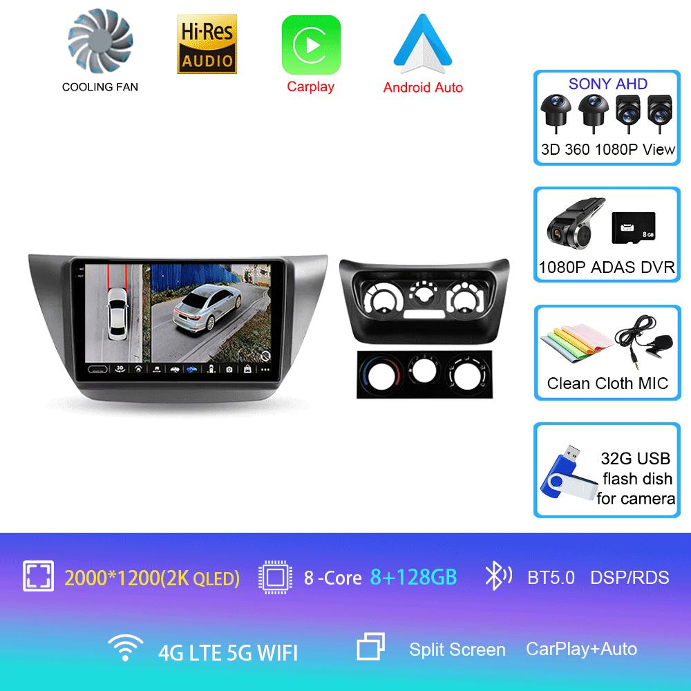 Android 14 Car radio For Mitsubishi Lancer 9 CS 2000 - 2010 Multimedia Video Player Stereo Navigation GPS No 2din 2 din dvd