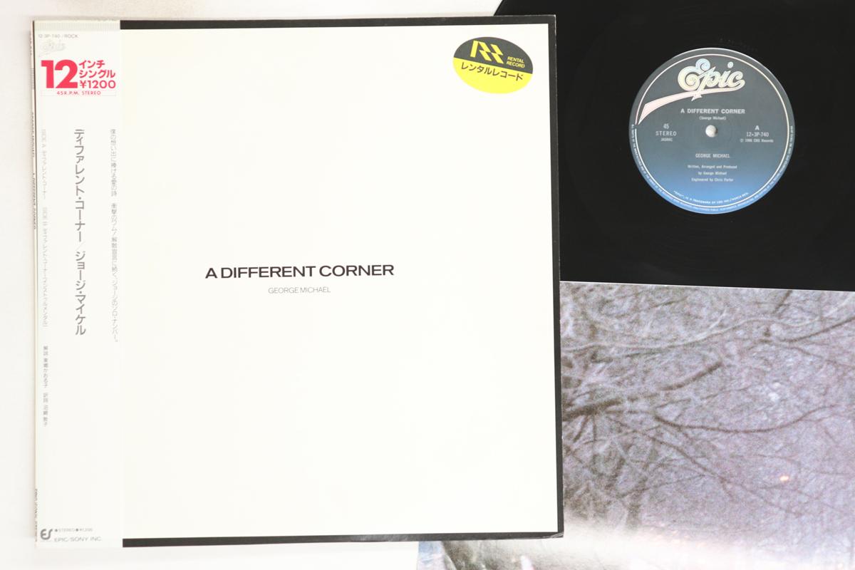 

12inch Record GEORGE MICHAEL - A Different Corner 123P740 EPIC 1986 Japan Obi Pop Used
