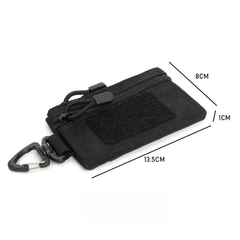 1pcs Outdoor Hiking Camping Waist Bag Daily Casual Waist-Mounted Coin Key Organizer Portable Outdoor Daily Use Storage Pouch