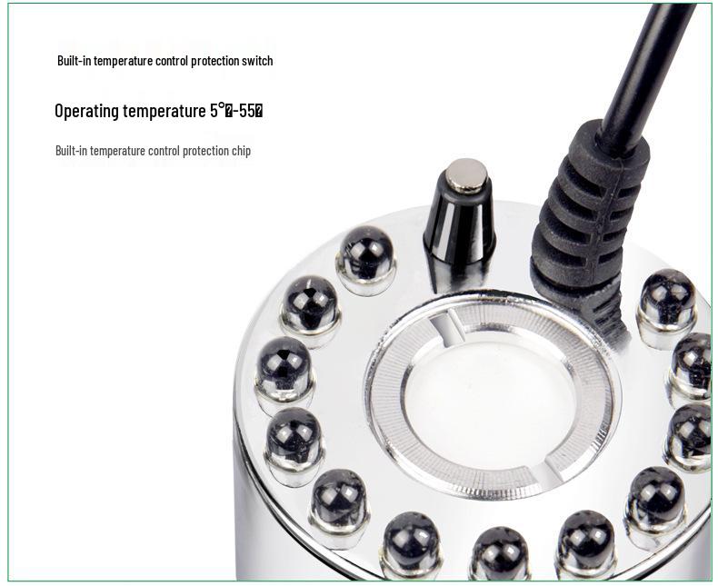 12V Solar-Powered Ultrasonic Single-Head Fog Maker Humidifier