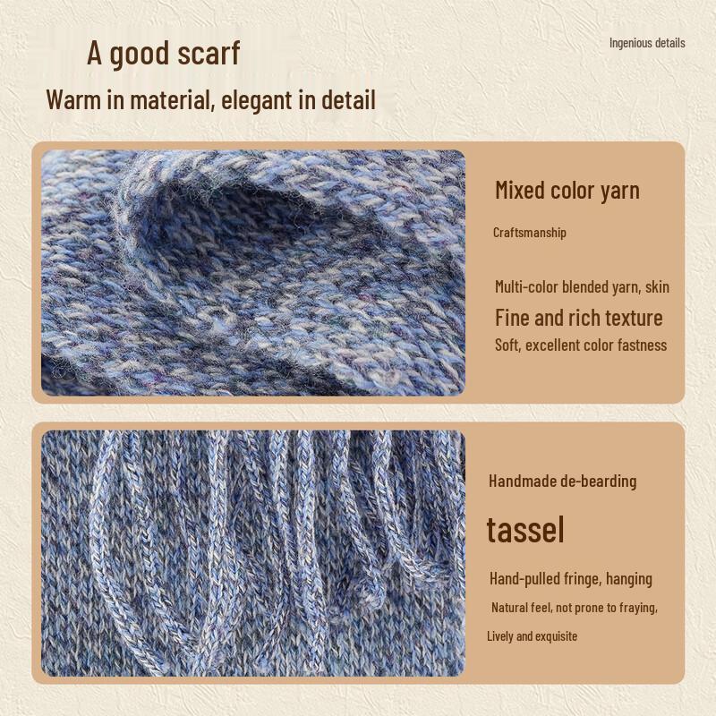Shanghai Story Women's 100% Lambswool Scarf & Shawl