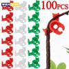 100PCS Plant Clamp Bending Device Flower Vine Branches Plant Stem Training Clips Plant Growth Bender Control Support Clamps