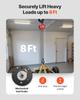 Hand Chain Hoist, 1 Ton Capacity, Manual Chain Block with Upgrade G70 Galvanized Chain, 2.44 m Lifting Height, Heavy Duty Pulley Hoist for Garage