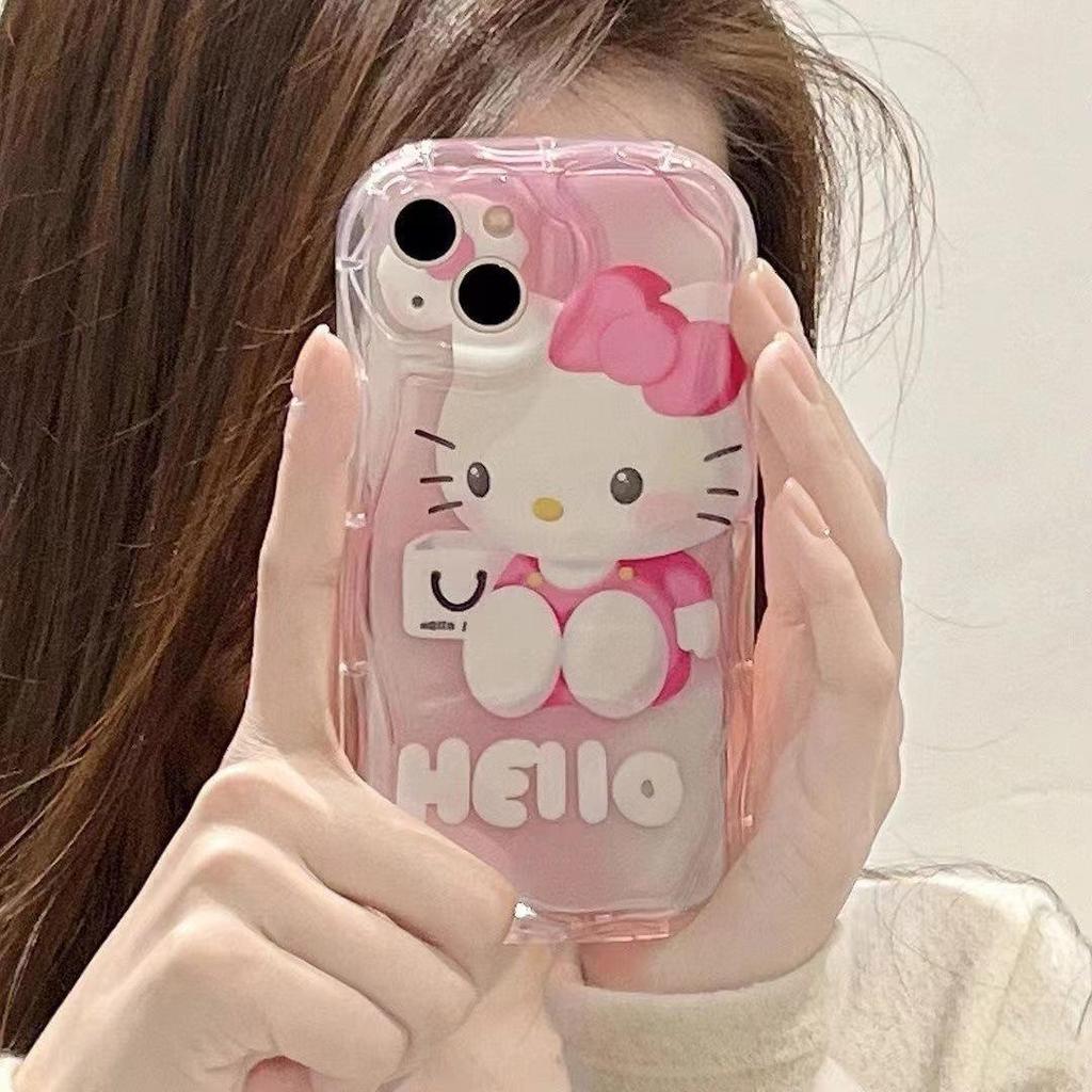 Hello Kitty Case for iPhone 14/13 Pro/12/11/XR/7 - Cute & Simple Design