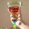 270ml Creatieve Margarita Wijnglazen Handgemaakt Kleurrijk Cocktailglas Europa Kelkglas Champagneglas Creatief Wijnglas Bar