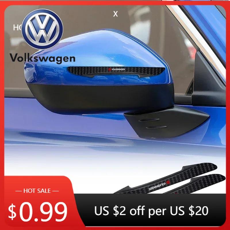 För VOLKSWAGEN VW Polo B5 VW För Volkswagen 4st Gummi Bil Dörrkantsskydd Anti-kollisionslist Dekaler För Volkswagen Golf Mo