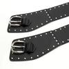 Vintage Irregular Wide Waist Belt With Alloy Buckle For Denim Pants Fashion Accessories