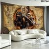 Lord Rings Wall Tapestry Aesthetic Wall Hanging Printed Fabric Blanket Decorative Tapestries for Bedroom Living Room Home Decor