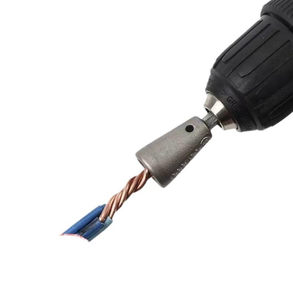 

5 PCS Connector Cable Device Electrical Wire Twister Metal Power Drill Drivers Electrician срібний