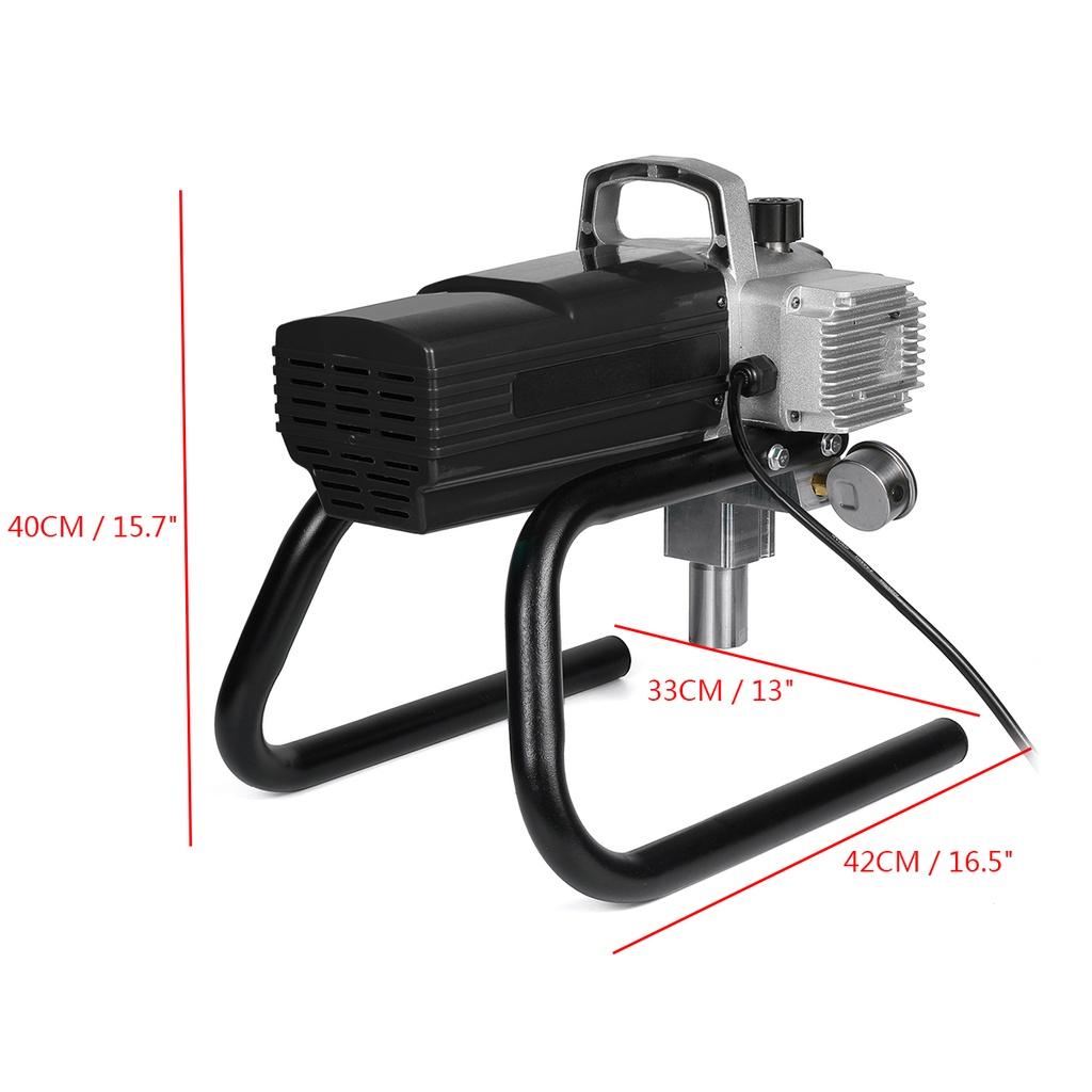 1800W High Pressure Electric Airless Paint Sprayer Paint Machine Wall Spray Guns