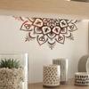 Lotus Wall Sticker Boho Mandala Flower Removable Wall Decals For Living Room Bedroom Tv Wall Decoration