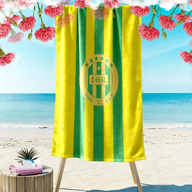 js Kabylie Print Beach Towel, Large Soft Quick Dry Towel for Beach Camping Swimming