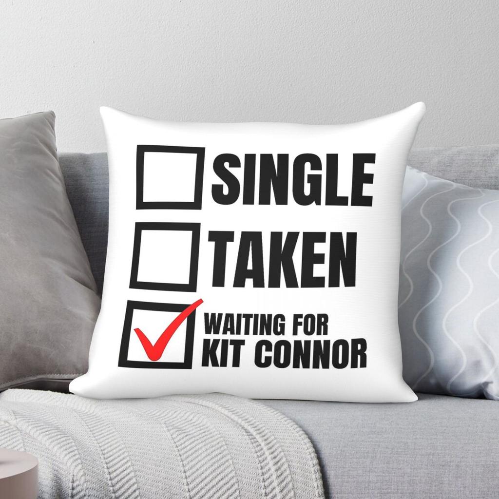 Waiting For Kit Connor Square Pillowcase Polyester Linen Velvet Printed Zip Decorative Pillow Case Car Cushion Cover