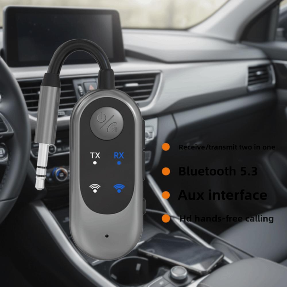 2 in 1 Bluetooth Receiver Transmitter 3.5mm AUX Bluetooth-compatible Bluetooth Wireless Adapter Mini Wireless